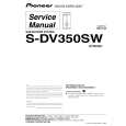 Cover page of PIONEER S-DV350SW/XTW/UC Service Manual