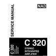 Cover page of NAD C320 Service Manual