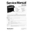 Cover page of TECHNICS SX-EA3 Service Manual
