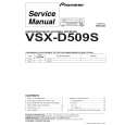 Cover page of PIONEER VSX-D509S/KCXJI Service Manual