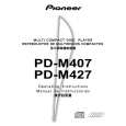 Cover page of PIONEER PD-M407/RDXJ Owner's Manual