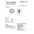 Cover page of KENWOOD KFCW108D Service Manual