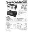 Cover page of TECHNICS SA505/K Service Manual