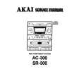 Cover page of AKAI SR300 Service Manual