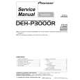 Cover page of PIONEER DEHP3000R Service Manual