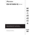 Cover page of PIONEER DV-610AV-S/WVXZT5 Owner's Manual