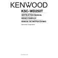Cover page of KENWOOD KSC-WD250T Owner's Manual