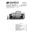 Cover page of SANSUI RCD770 2/3BAND Service Manual