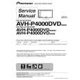 Cover page of PIONEER AVH-P4000DVD/XNEW5 Service Manual
