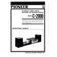 Cover page of PIONEER C-2000 Owner's Manual