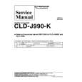 Cover page of PIONEER CLD-J990 Service Manual