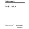 Cover page of PIONEER DEH-2180UB/XF/BR Owner's Manual