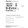 Cover page of PIONEER S-EV5V/XJM/E Service Manual