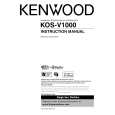 Cover page of KENWOOD KOS-V1000 Owner's Manual