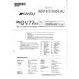 Cover page of SANSUI SV77BG Service Manual