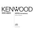Cover page of KENWOOD KDC-8023 Owner's Manual