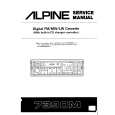 Cover page of ALPINE 7390M Service Manual