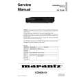 Cover page of MARANTZ CD6000K Service Manual