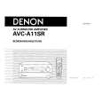 Cover page of DENON AVC-A11SR Owner's Manual