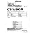 Cover page of PIONEER CT-W503R Service Manual