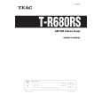 Cover page of TEAC TR680RS Owner's Manual
