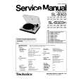Cover page of TECHNICS SLB303/K Service Manual