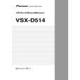 Cover page of PIONEER VSX-D514-S/NTXJI Owner's Manual