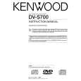 Cover page of KENWOOD DVS700 Owner's Manual