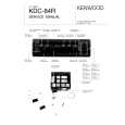 Cover page of KENWOOD KDC84R Service Manual