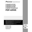 Cover page of PIONEER PDP-42RXE/WVXPL Owner's Manual