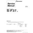Cover page of PIONEER S-F37 Service Manual