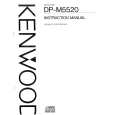 Cover page of KENWOOD DP-M5520 Owner's Manual