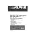 Cover page of ALPINE TDM-7526F Owner's Manual
