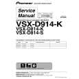 Cover page of PIONEER VSX-D814-K/KUXJCA Service Manual