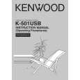 Cover page of KENWOOD K-501USB Owner's Manual