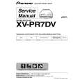 Cover page of PIONEER XV-PR7DV/NXCN/HK Service Manual