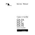Cover page of NAKAMICHI CA70 Service Manual