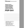 Cover page of PIONEER PDP-S41 Owner's Manual
