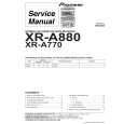 Cover page of PIONEER XR-A770/KUCXJ Service Manual