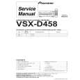 Cover page of PIONEER VSX-D458/KUXJI Service Manual