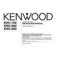 Cover page of KENWOOD KRC602 Owner's Manual