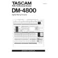 Cover page of TEAC DM-4800 Owner's Manual