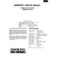 Cover page of ONKYO DX702 Service Manual