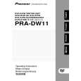 Cover page of PIONEER PRA-DW11/ZUC Owner's Manual