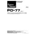 Cover page of PIONEER PD-75 Service Manual