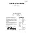 Cover page of ONKYO DX-7711 Service Manual