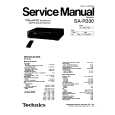 Cover page of TECHNICS SA-R330 Service Manual