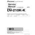 Cover page of PIONEER DV-210K-K/TDXZT/RB Service Manual
