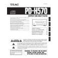 Cover page of TEAC PDH570 Owner's Manual