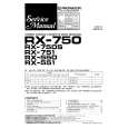 Cover page of PIONEER RX-750S Service Manual